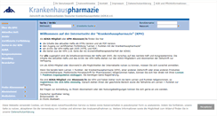 Desktop Screenshot of krankenhauspharmazie.de